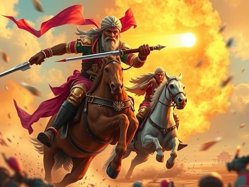 Rajasthani Combat Ace in-game battle scene